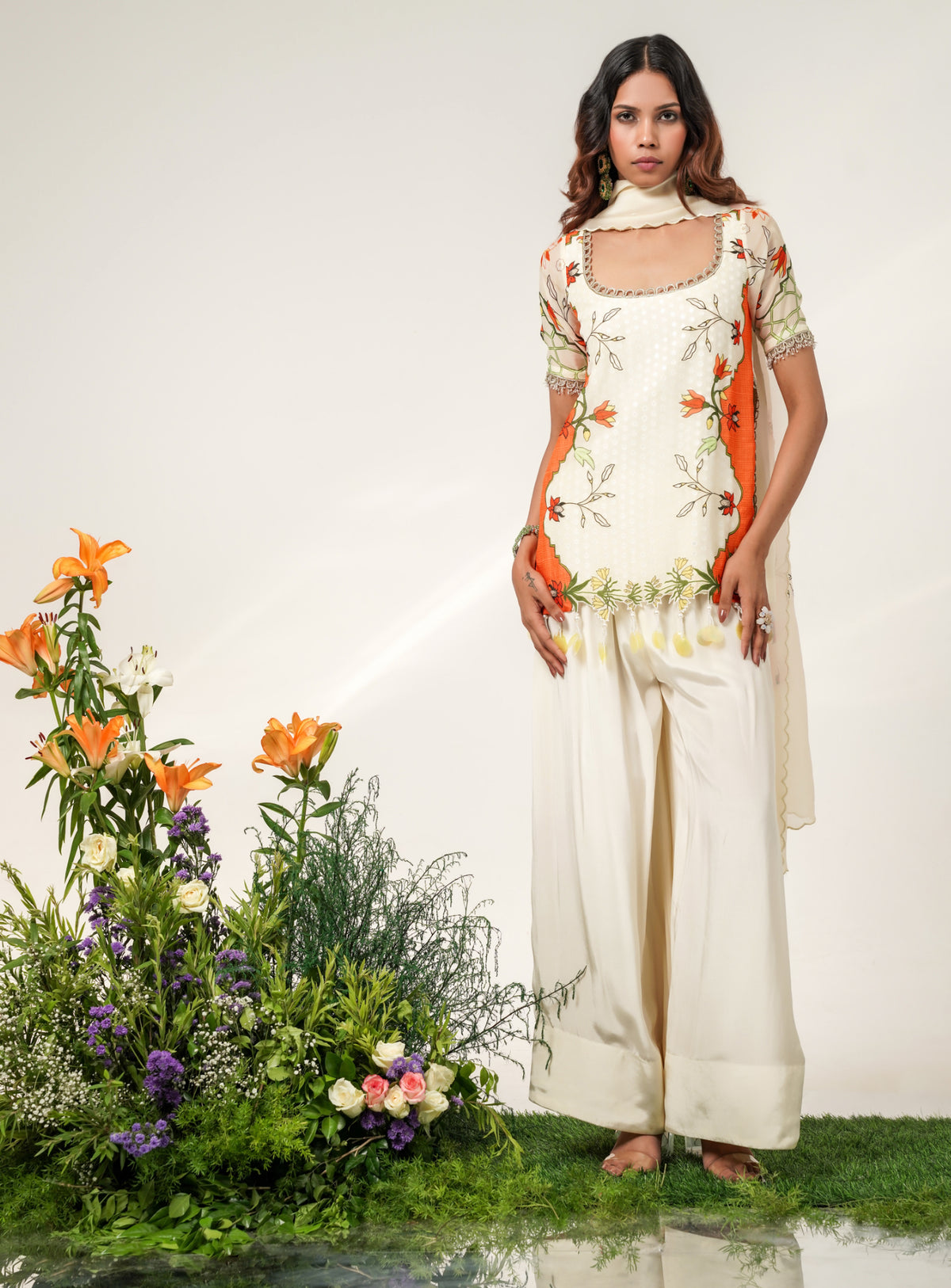 MOSAIC CANVAS KURTA SET
