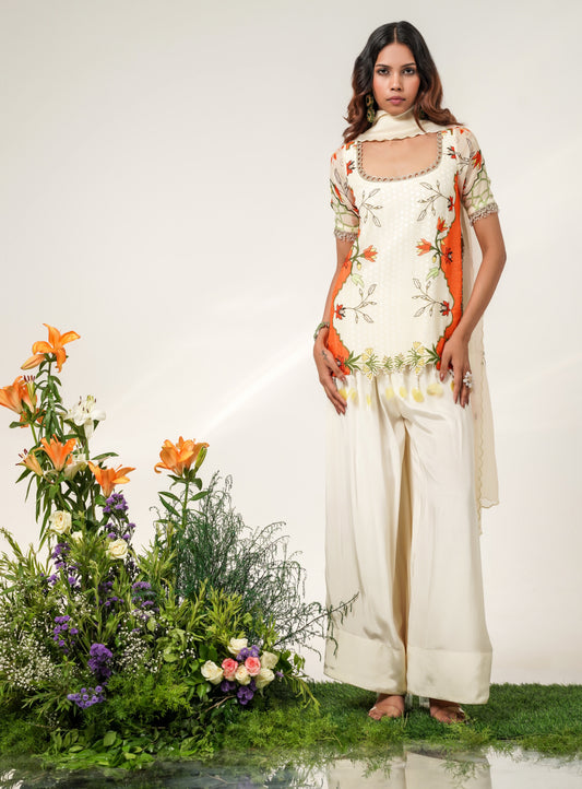 MOSAIC CANVAS KURTA SET