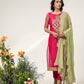 FUCHSIA GARDEN KURTA SET