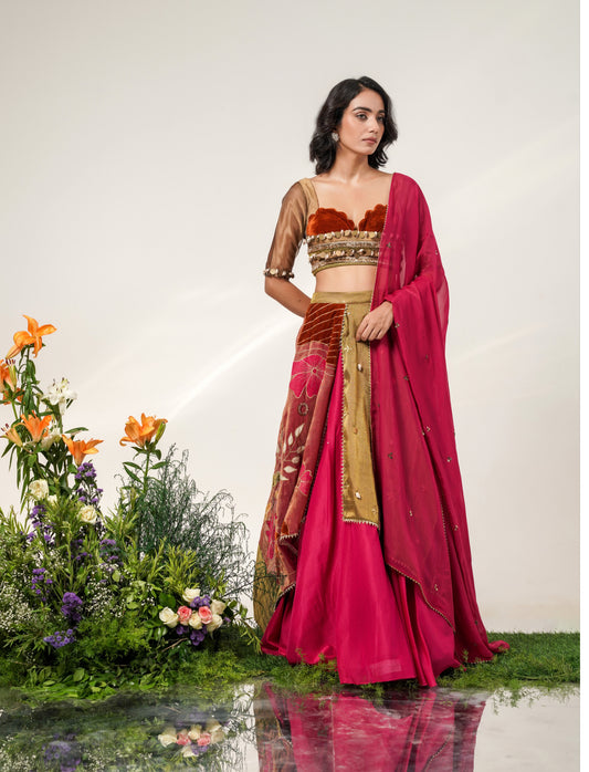 FLORA VALLEY LEHENGA