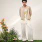 DISPERSED TISSUE BANDHGALA SET
