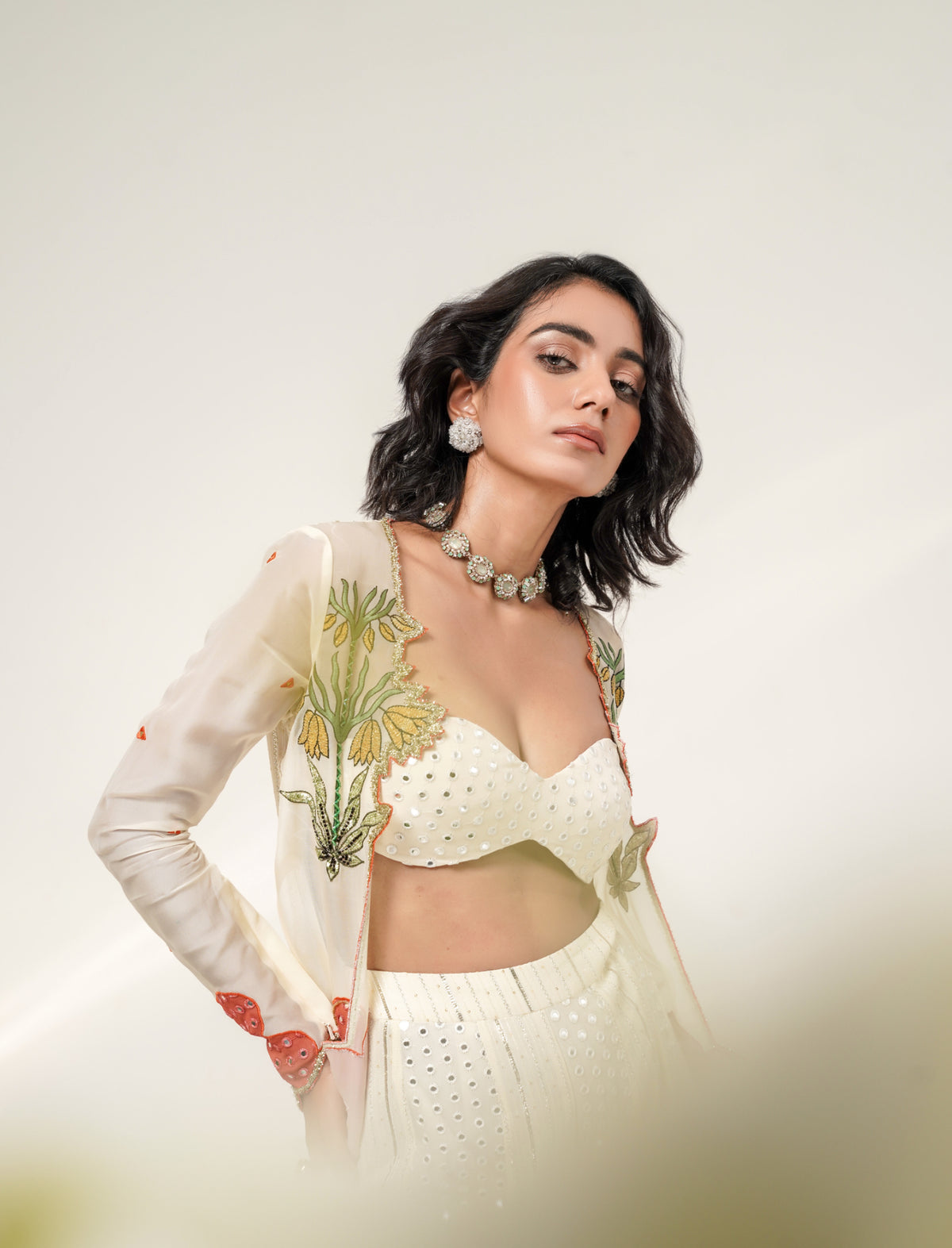 BOTANICAL JACKET SET