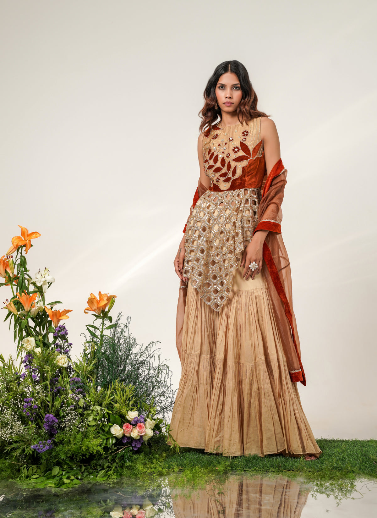 ROYAL GARDEN SHARARA SET