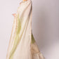 Layered Drape Saree With Patchwork Halter Tie-up Blouse