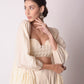 Flared Jacket With  Tiered Bustier And Sharara