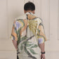 Printed oversized resort shirt